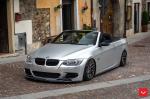 BMW 3-Series Convertible Matte Silver on Vossen Wheels (HF-2) 2019 года